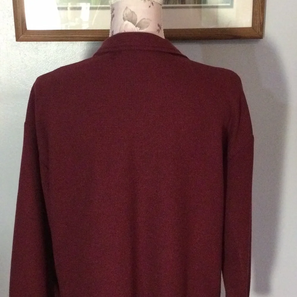 Burgundy Button-Down Shirt - Picture 5 of 10